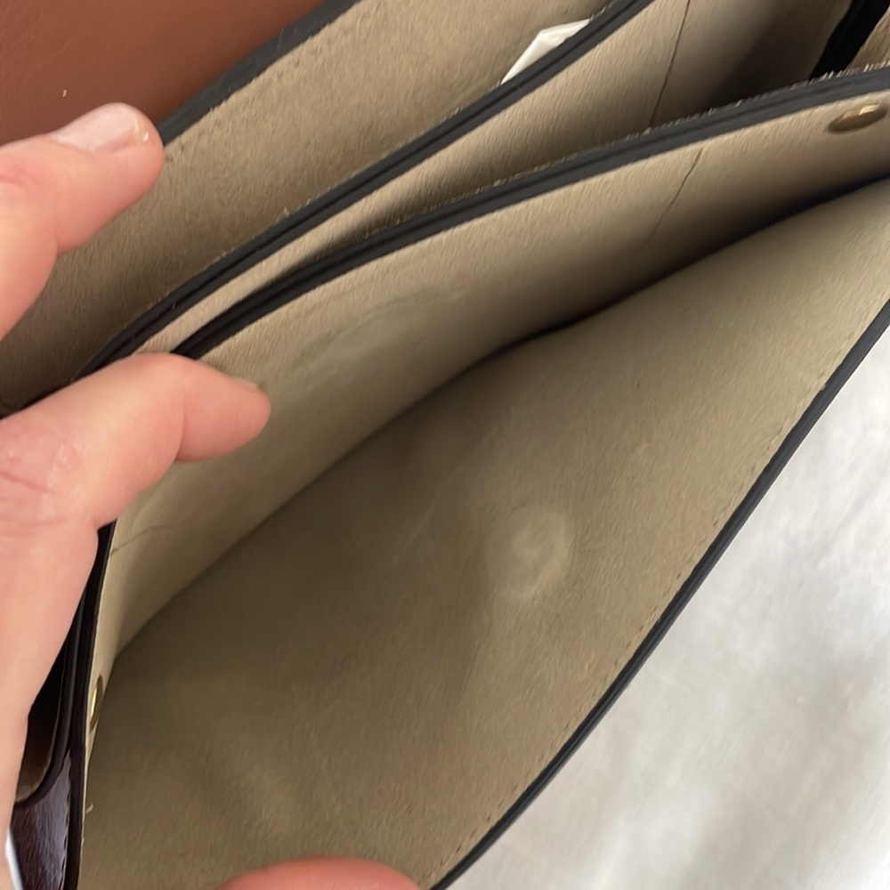 Chloe Faye Crossbody Brown Leather - Picture 6 of 10